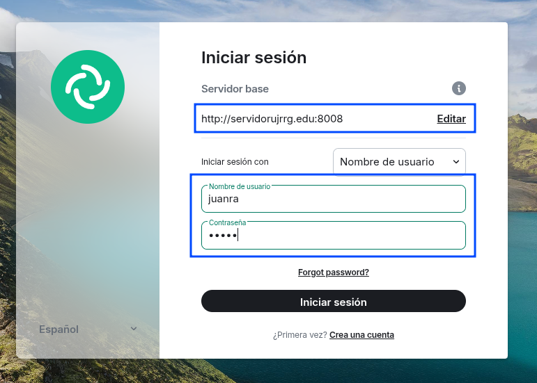 user