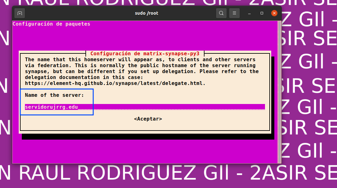 hostname